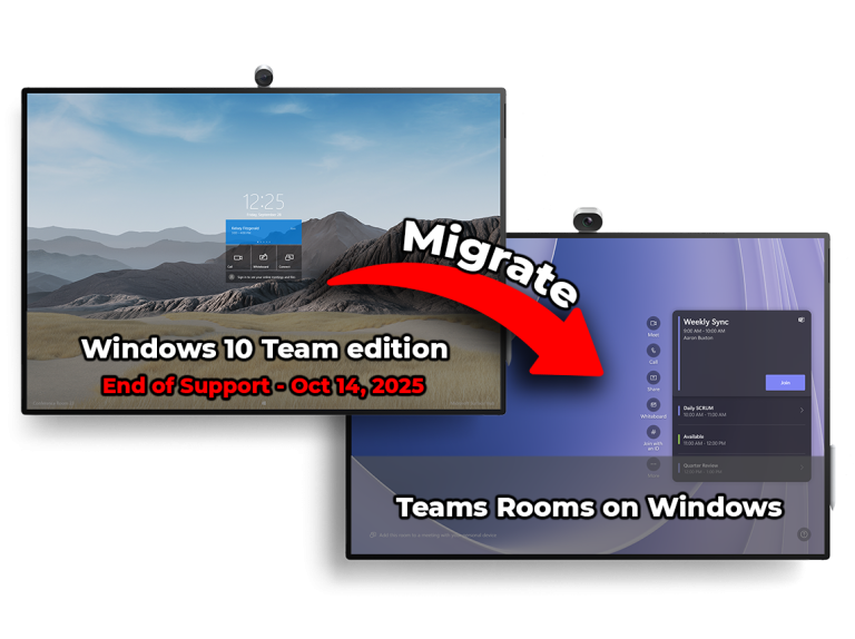 Surface Hub 2S Migration Guide to Microsoft Teams Rooms on Windows